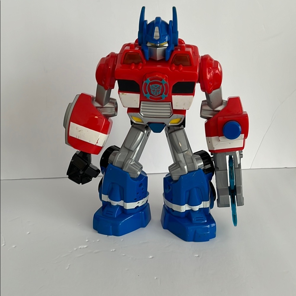 OPTIMUS PRIME transformer Robot Action Figure - Red and Blue